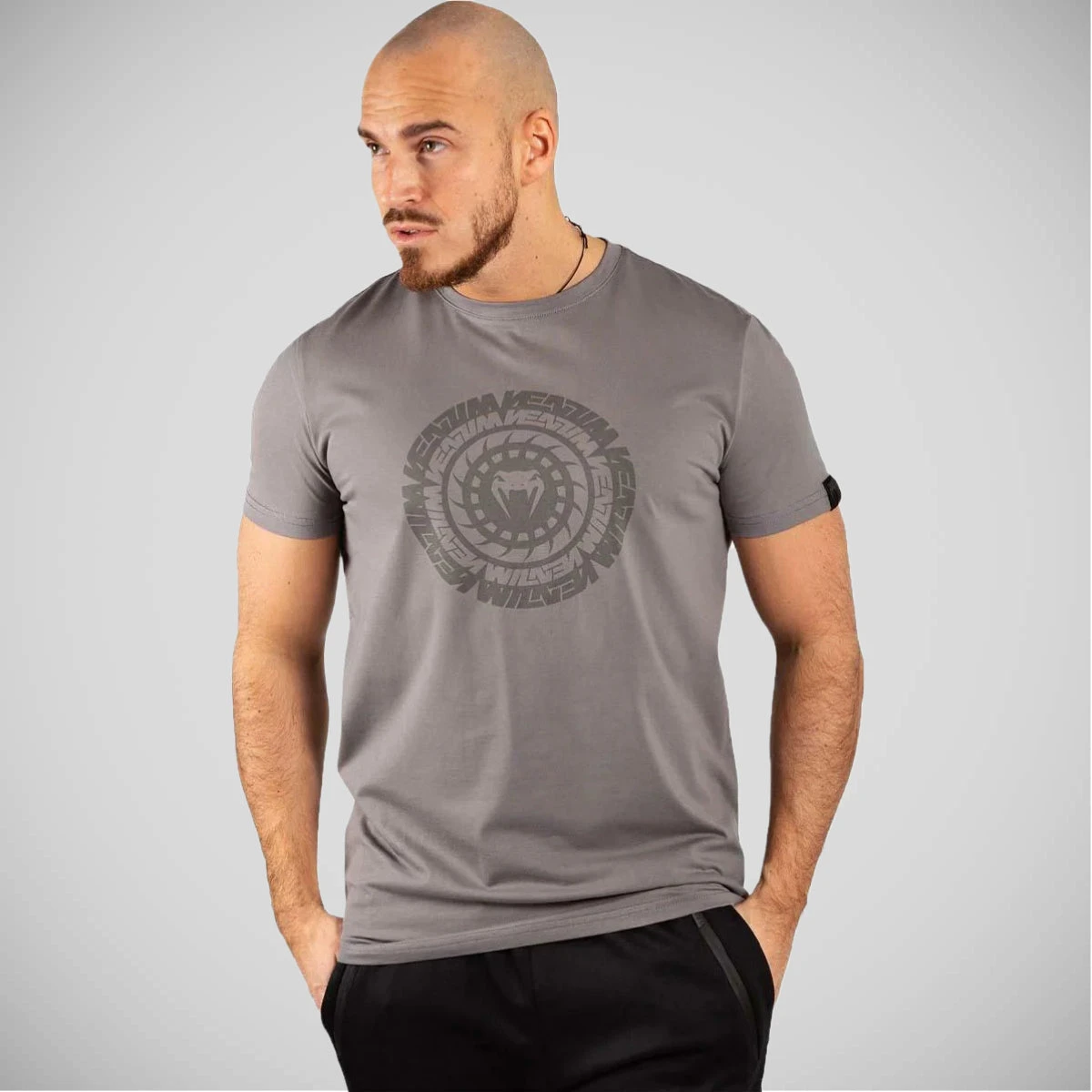 Grey Venum Vortex T-Shirt - Image 2