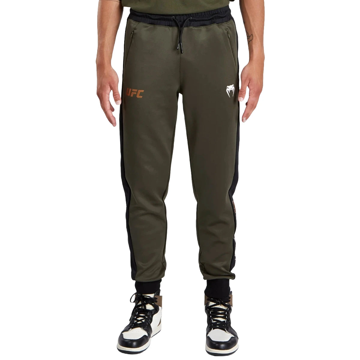 Khaki/Bronze Venum UFC Adrenaline Authentic Fight Week Joggers - Image 10