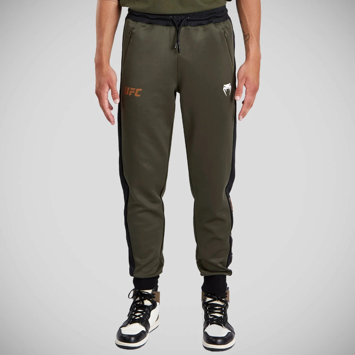 Khaki/Bronze Venum UFC Adrenaline Authentic Fight Week Joggers