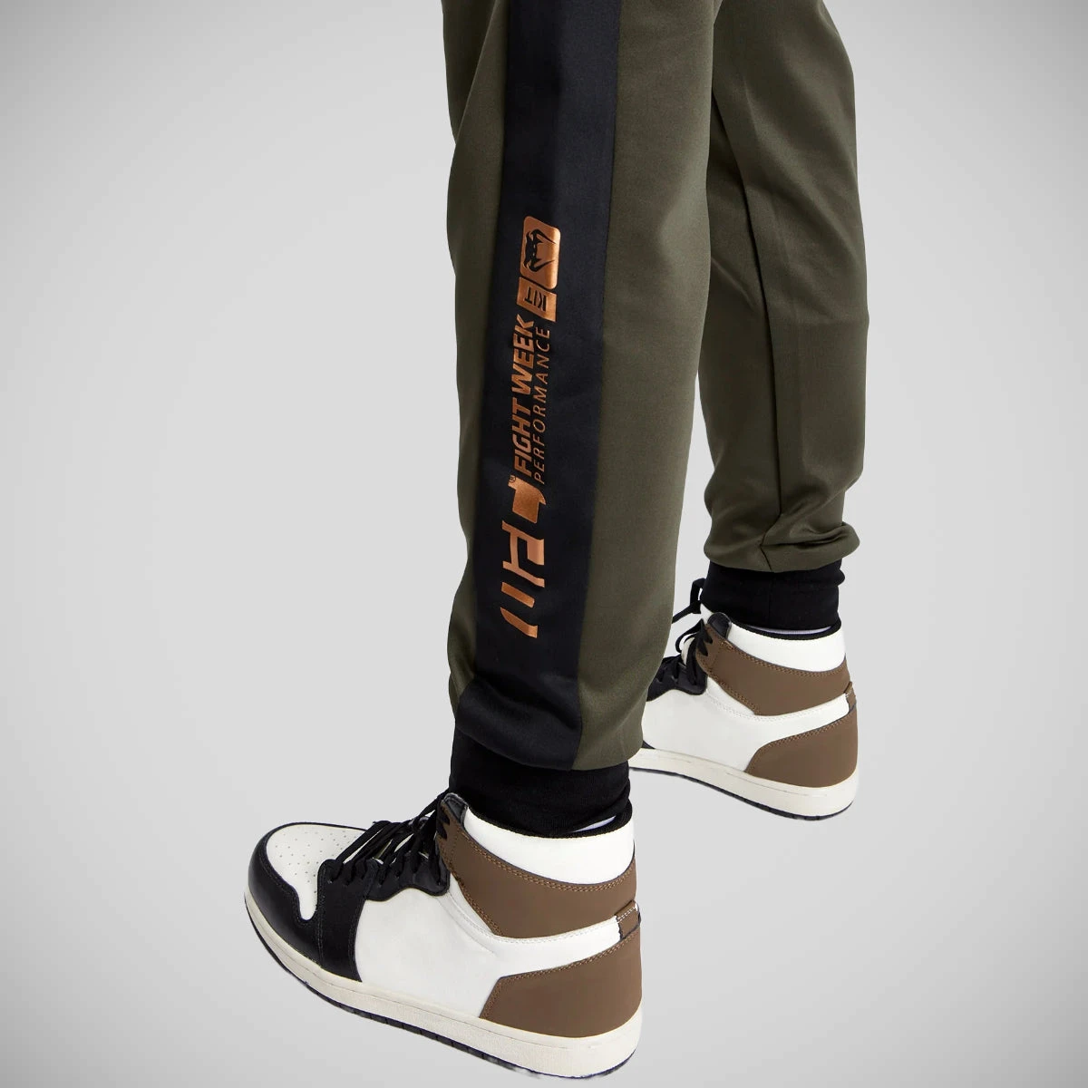 Khaki/Bronze Venum UFC Adrenaline Authentic Fight Week Joggers - Image 9