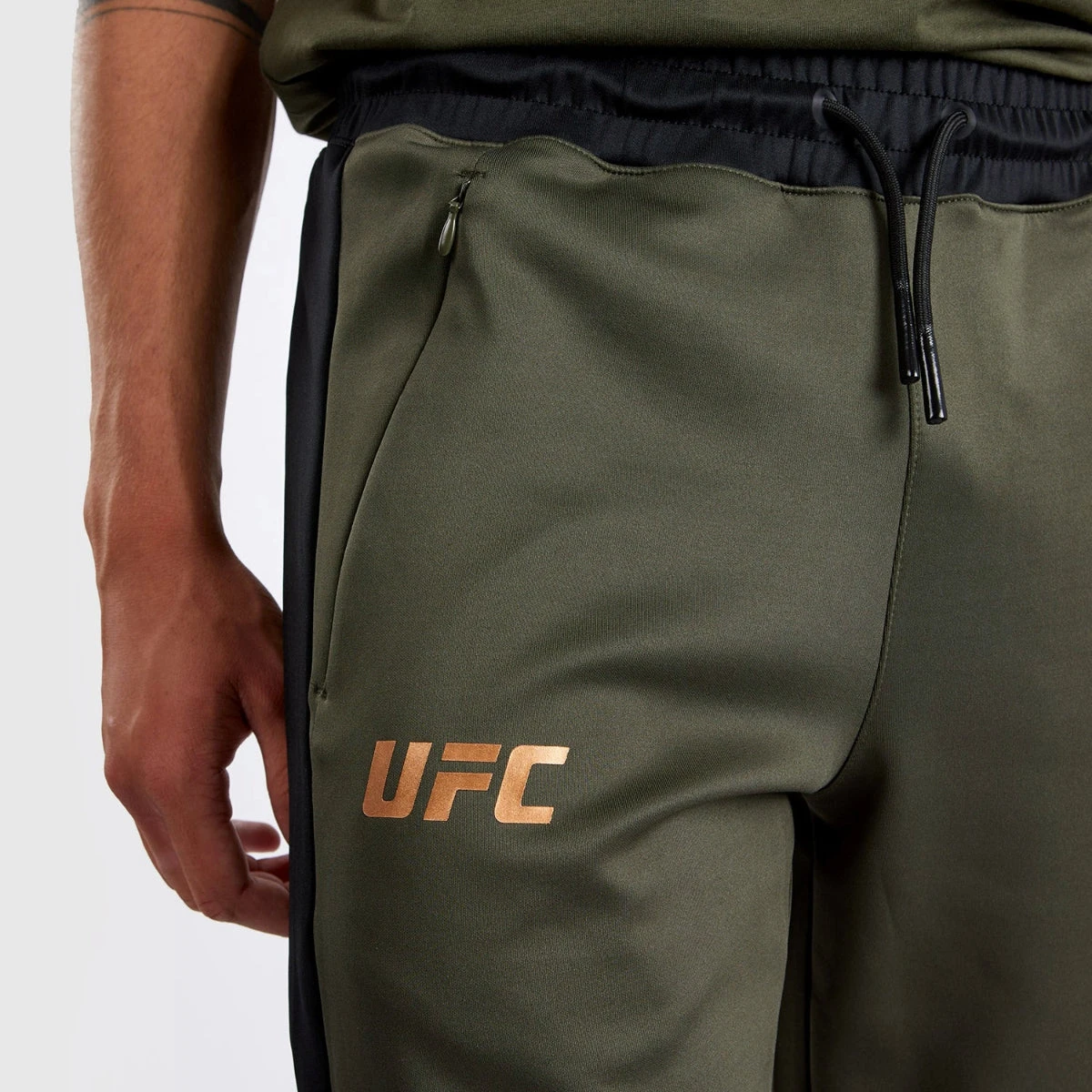 Khaki/Bronze Venum UFC Adrenaline Authentic Fight Week Joggers - Image 7