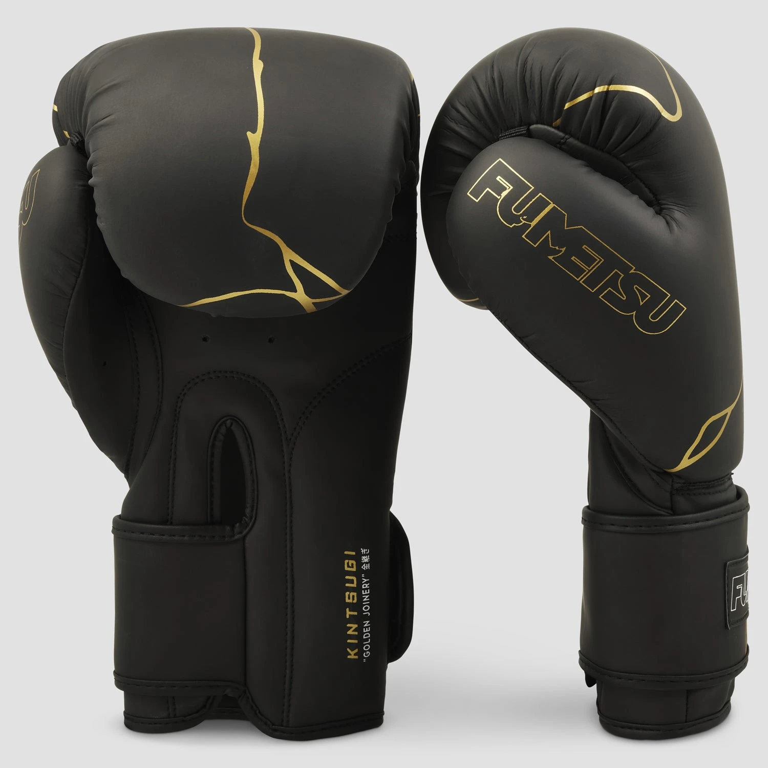 Black/Gold Fumetsu Kintsugi Boxing Gloves - Image 2