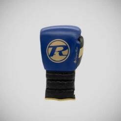 Navy Ringside Legacy Series Lace Boxing Gloves