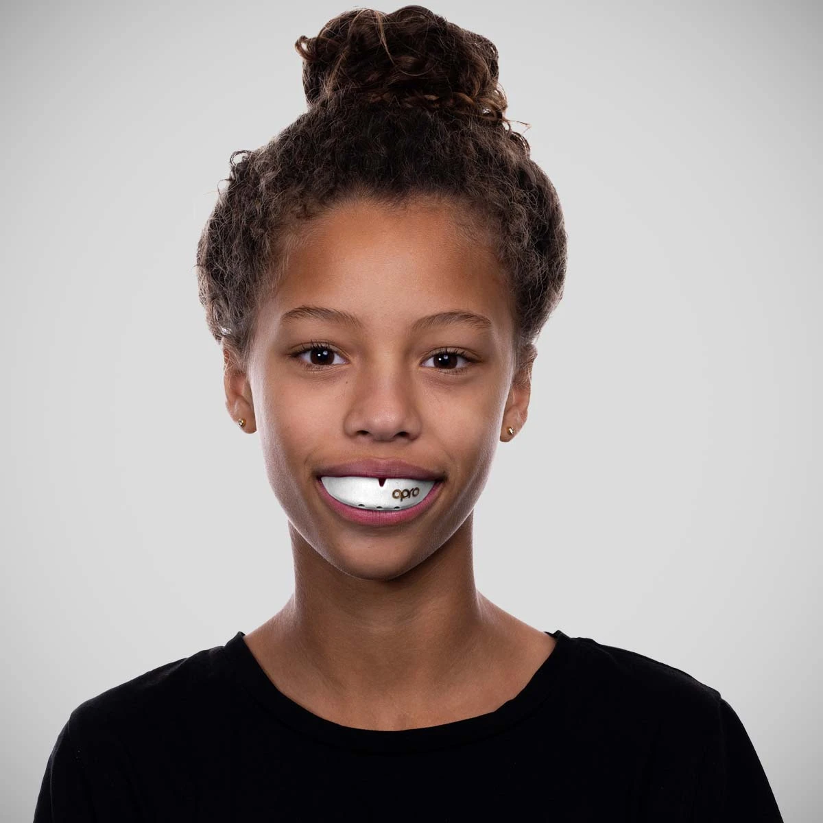 White/Gold Opro Gold Braces Self-Fit Mouth Guard - Image 2