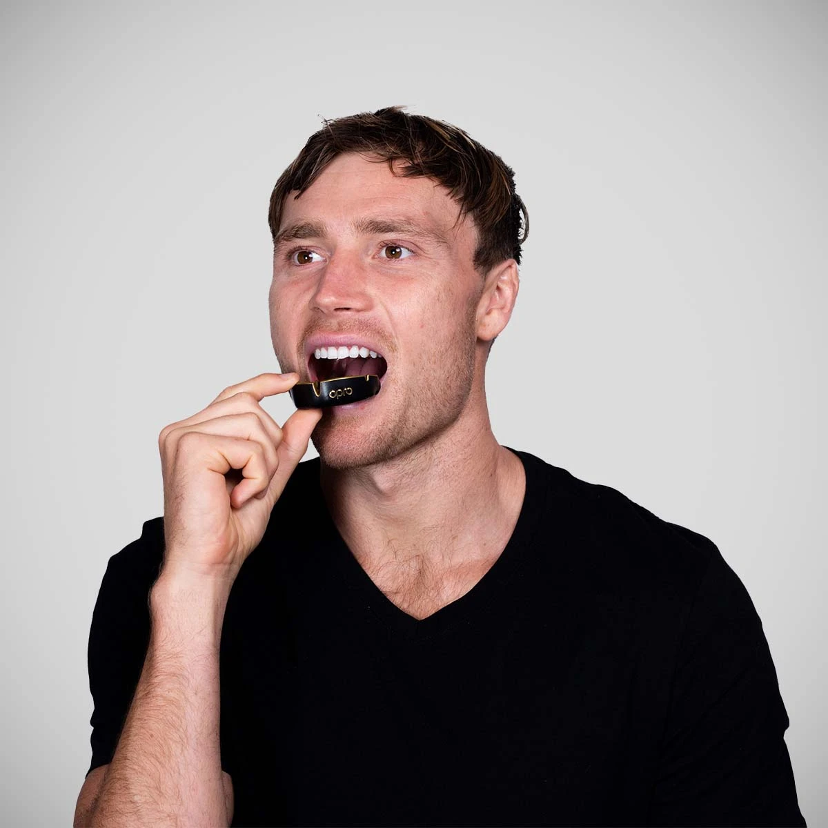 Black-Gold Opro Gold Self-Fit Mouth Guard - Image 3