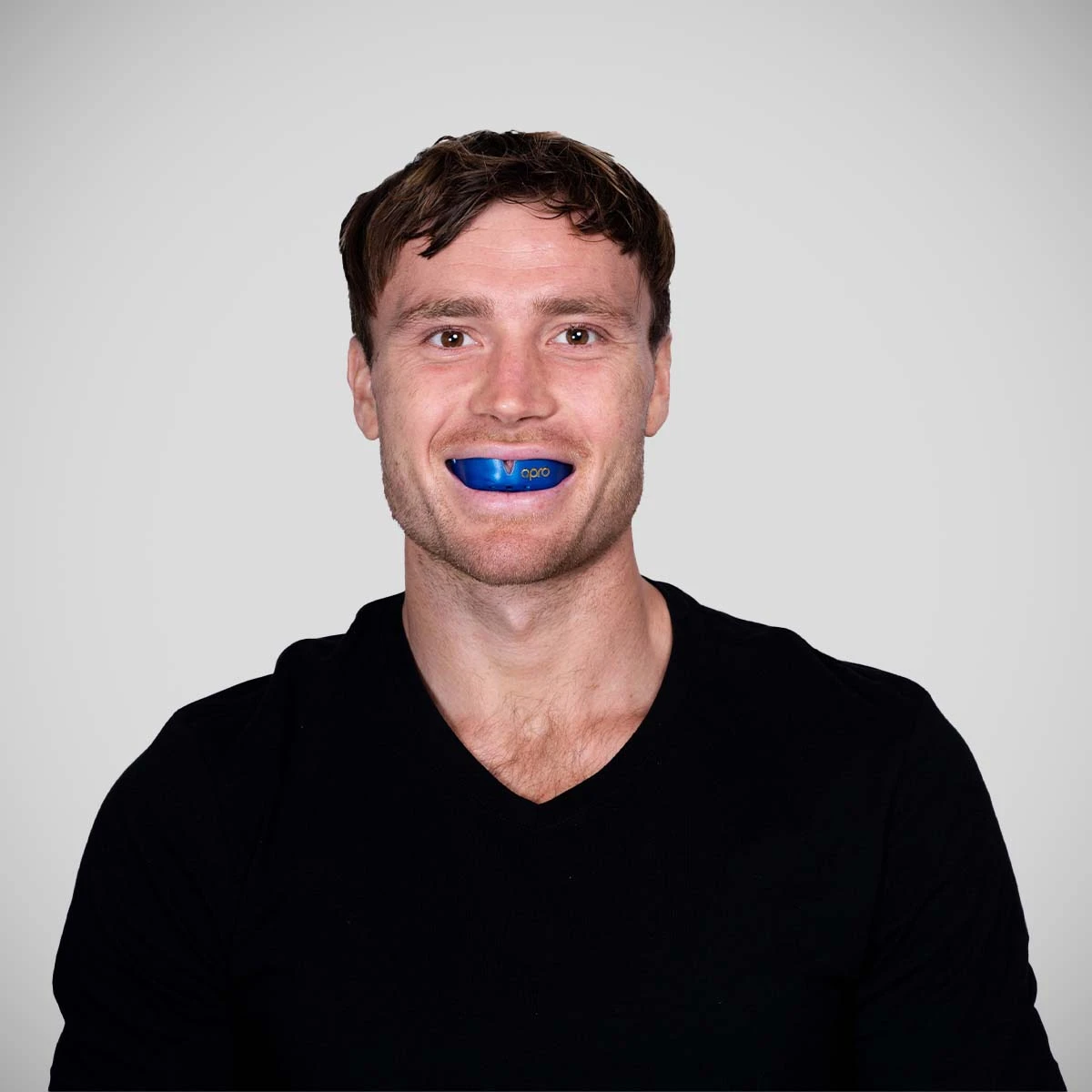 Blue/Pearl Opro Gold Self-Fit Mouth Guard - Image 2