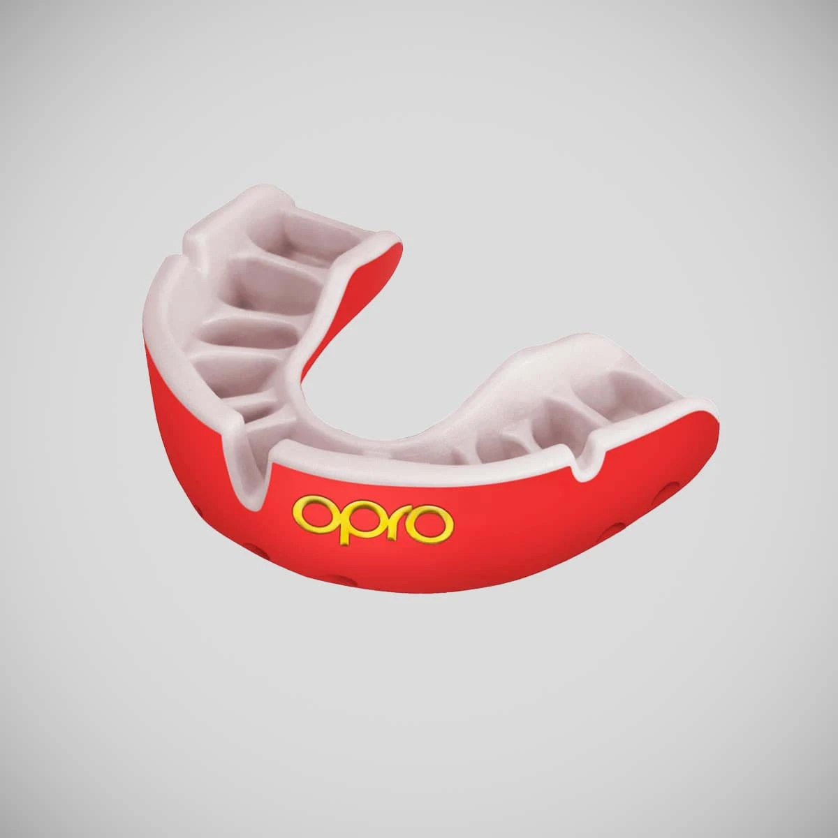 Red/Pearl Opro Junior Gold Self-Fit Mouth Guard