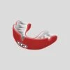 Red/White Opro Junior Instant Custom-Fit Single Colour Mouth Guard