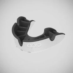 White/Black Opro Silver Gen 4 Mouth Guard