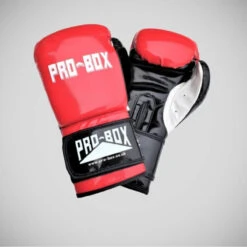 Red/Black Pro-Box Club Spar Boxing Gloves