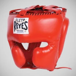 Red Cleto Reyes Headgear With Cheek Protectors