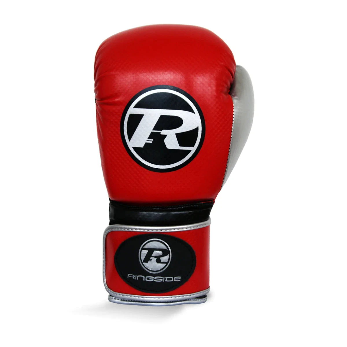 Red/Silver Ringside Pro Fitness Boxing Gloves - Image 3