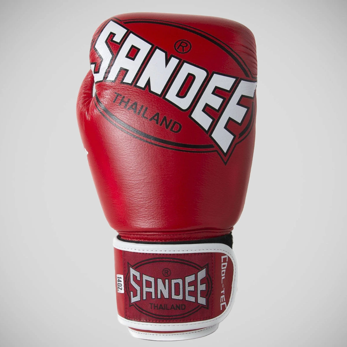 Red/White/Black Sandee Cool-Tec 3-Tone Kids Boxing Gloves - Image 3