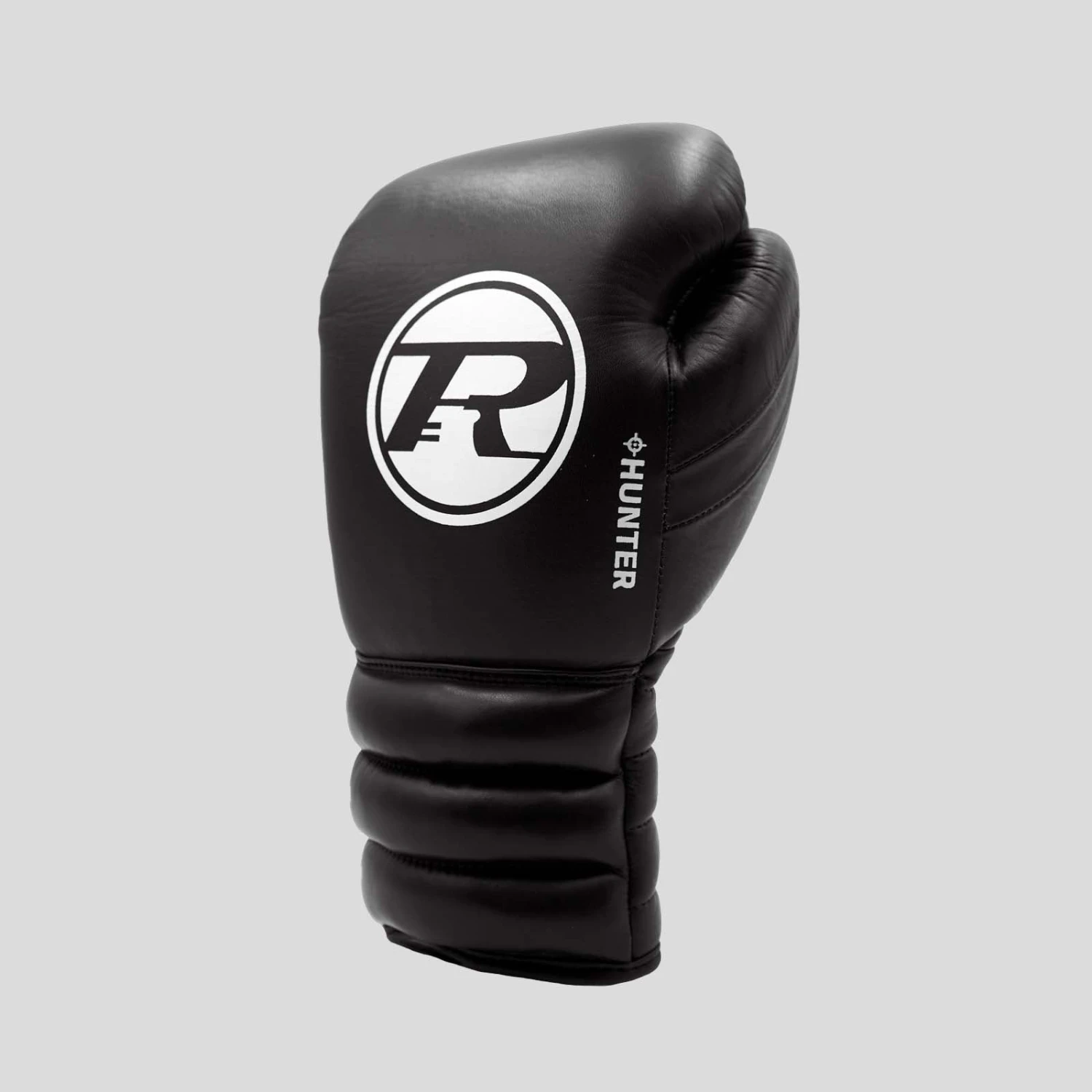 Black/White Ringside Hunter Series Lace Boxing Gloves - Image 2