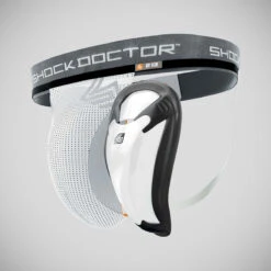 White Shock Doctor Youth Core Supporter With BioFlex Cup