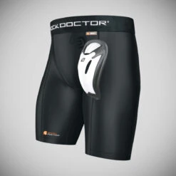 Black Shock Doctor Core Compression Short/Bioflex Cup
