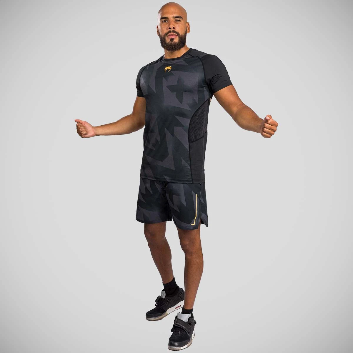 Black/Gold Venum Razor Dry Tech T-Shirt