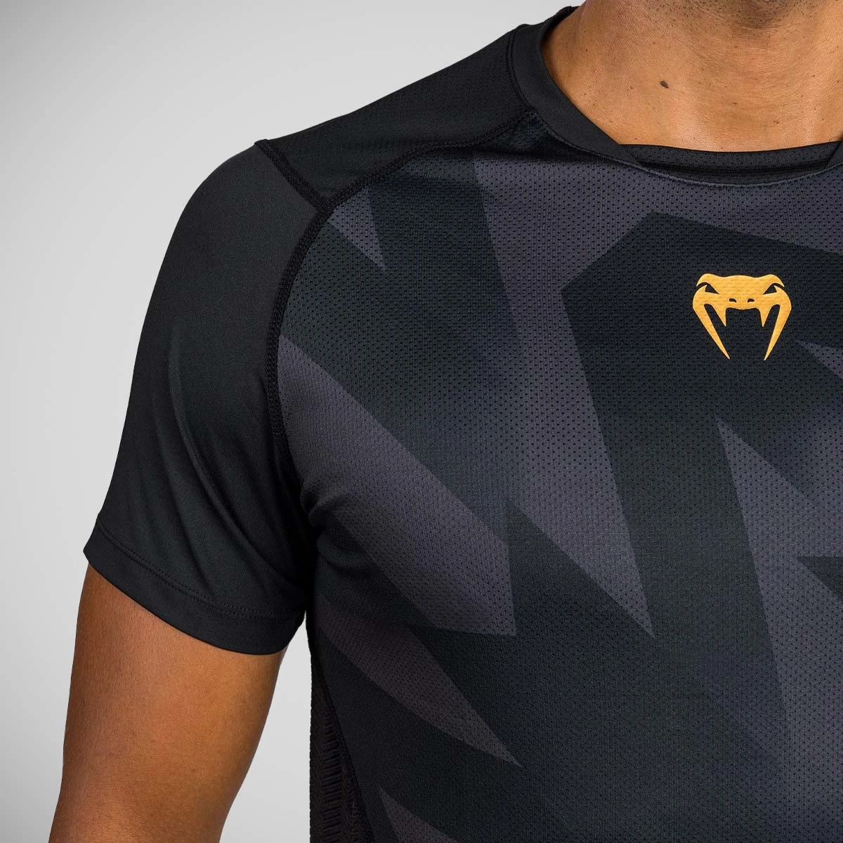 Black/Gold Venum Razor Dry Tech T-Shirt - Image 2