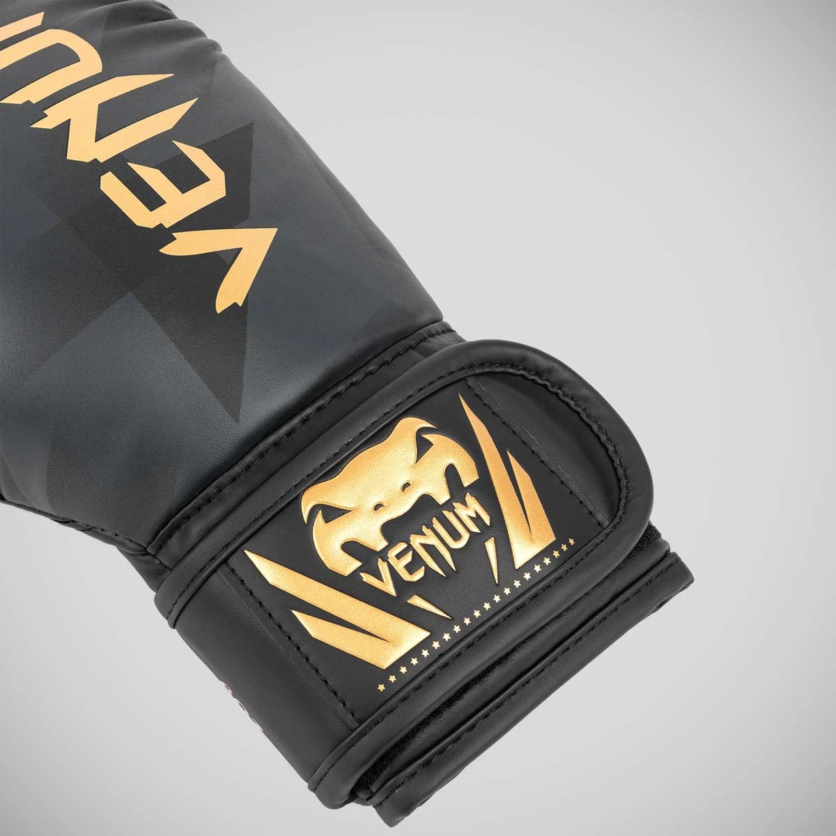 Black/Gold Venum Razor Kids Boxing Gloves - Image 5