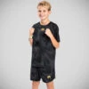 Black/Gold Venum Razor Kids Dry Tech T-Shirt