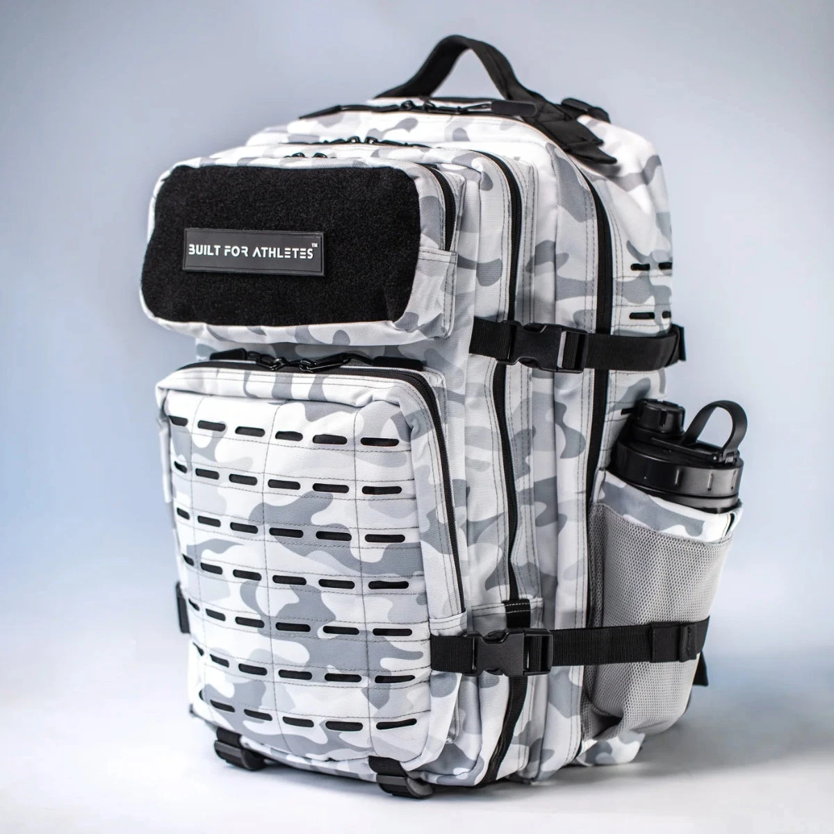 White Camo Built For Athletes Large Gym Backpack - Image 10