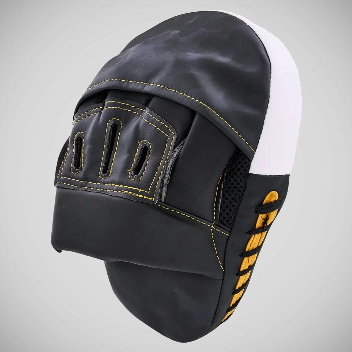 White/ Gold Century Partner Training Gloves And Mitts Combo - Image 12