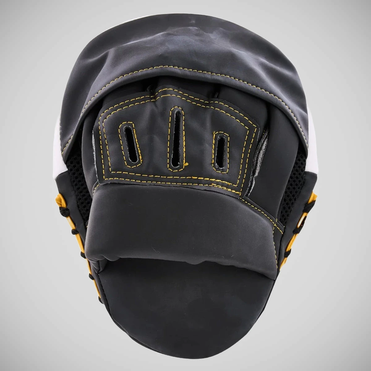 White/ Gold Century Partner Training Gloves And Mitts Combo - Image 10