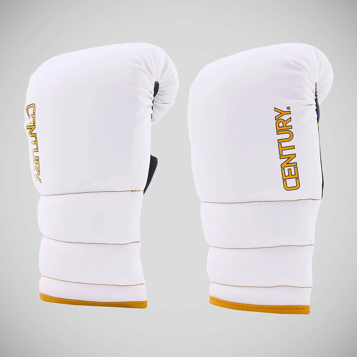 White/ Gold Century Partner Training Gloves And Mitts Combo - Image 4