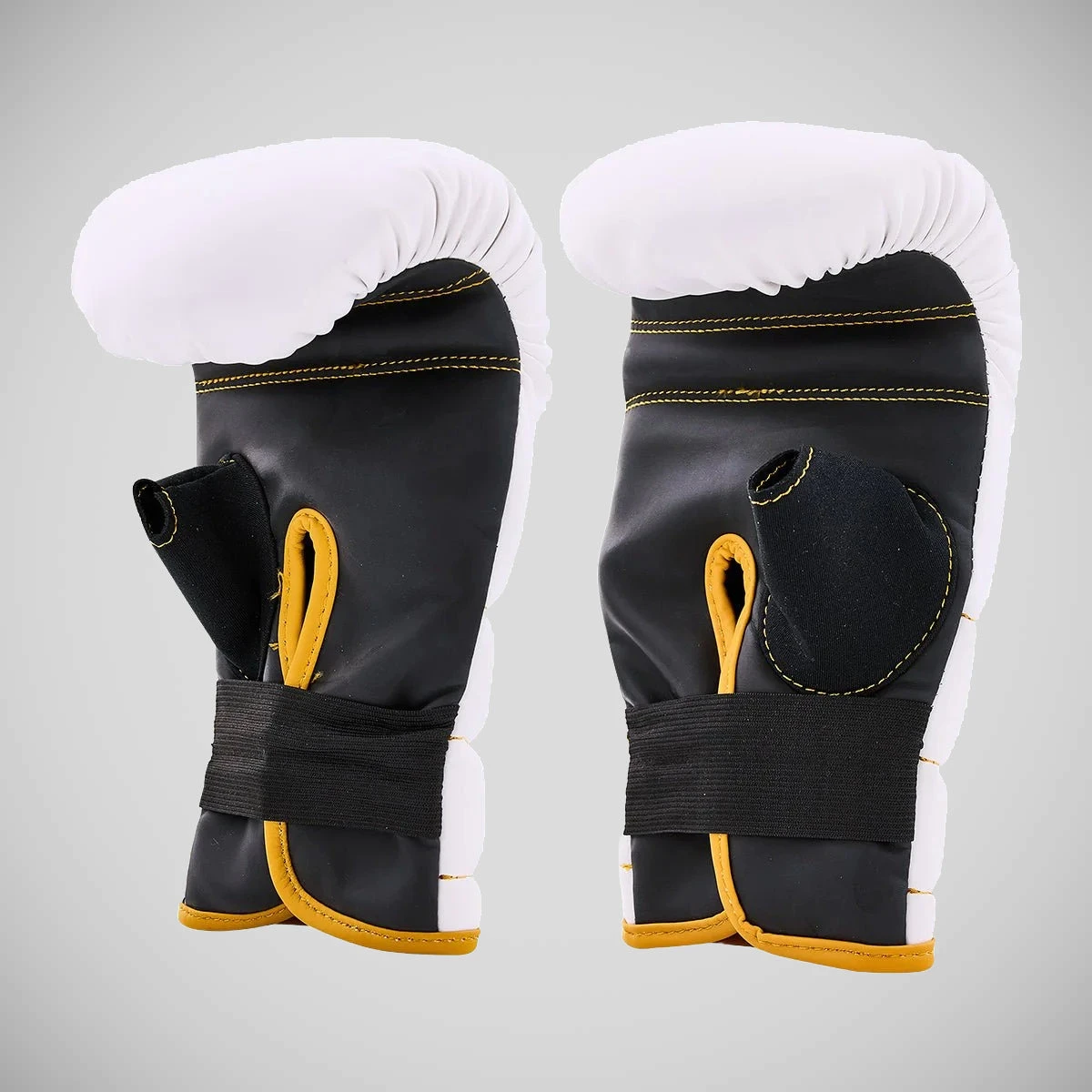 White/ Gold Century Partner Training Gloves And Mitts Combo - Image 6