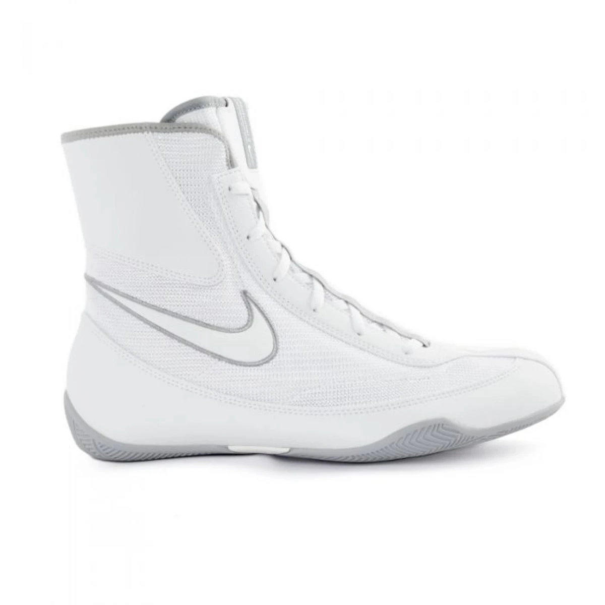 White/Grey Nike Machomai 2 Boxing Boots - Image 5