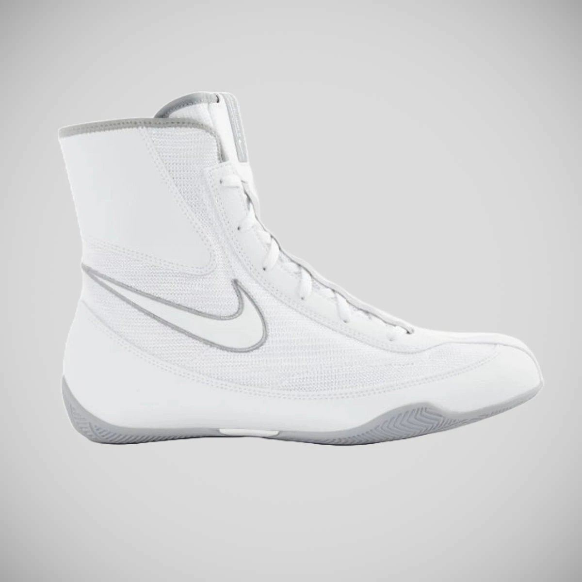 White/Grey Nike Machomai 2 Boxing Boots