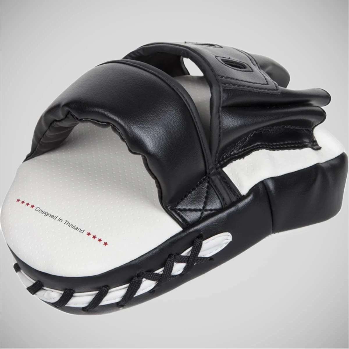 White/Black Venum Light Focus Mitts - Image 2