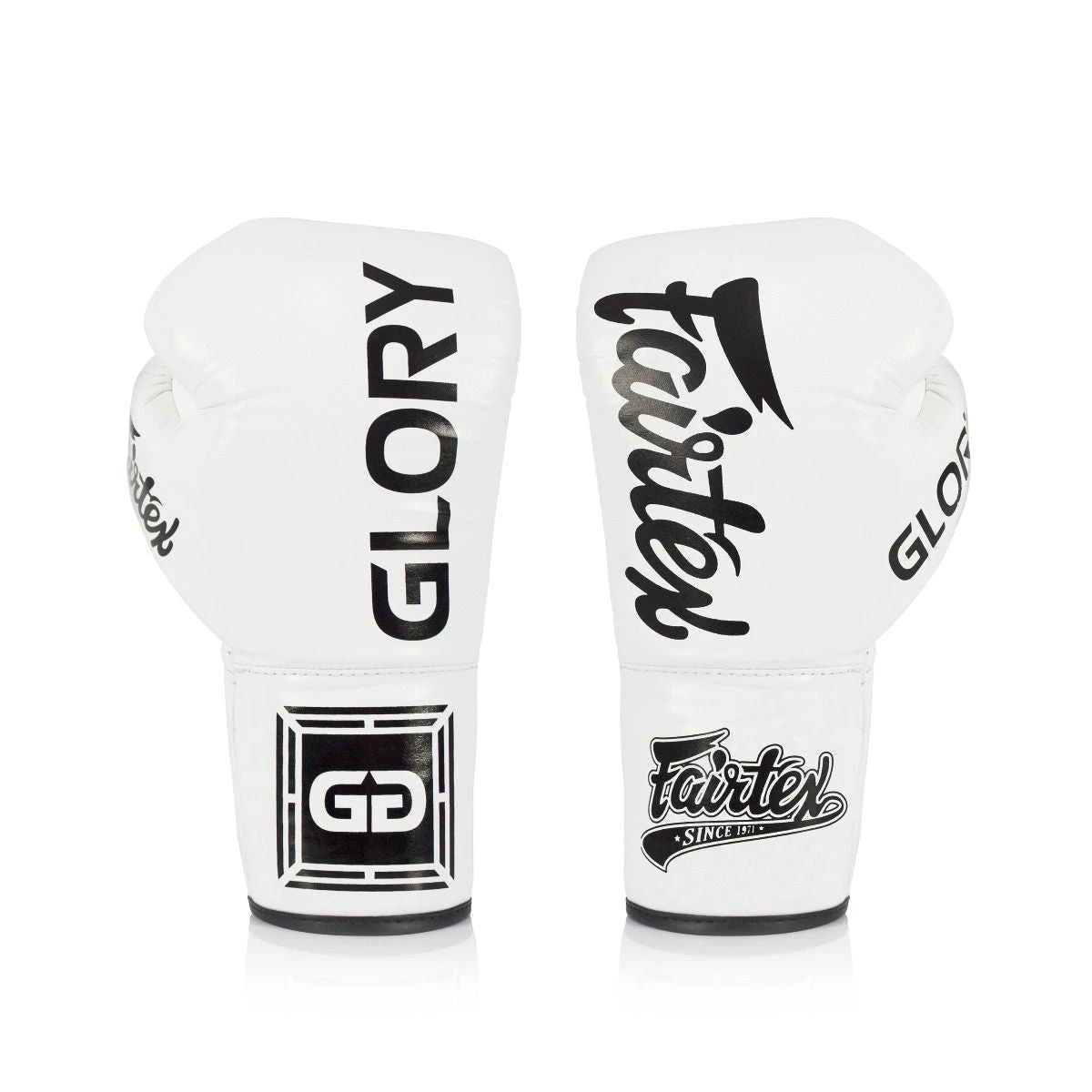 White Fairtex BGLG1 Glory Lace-up Boxing Gloves - Image 5