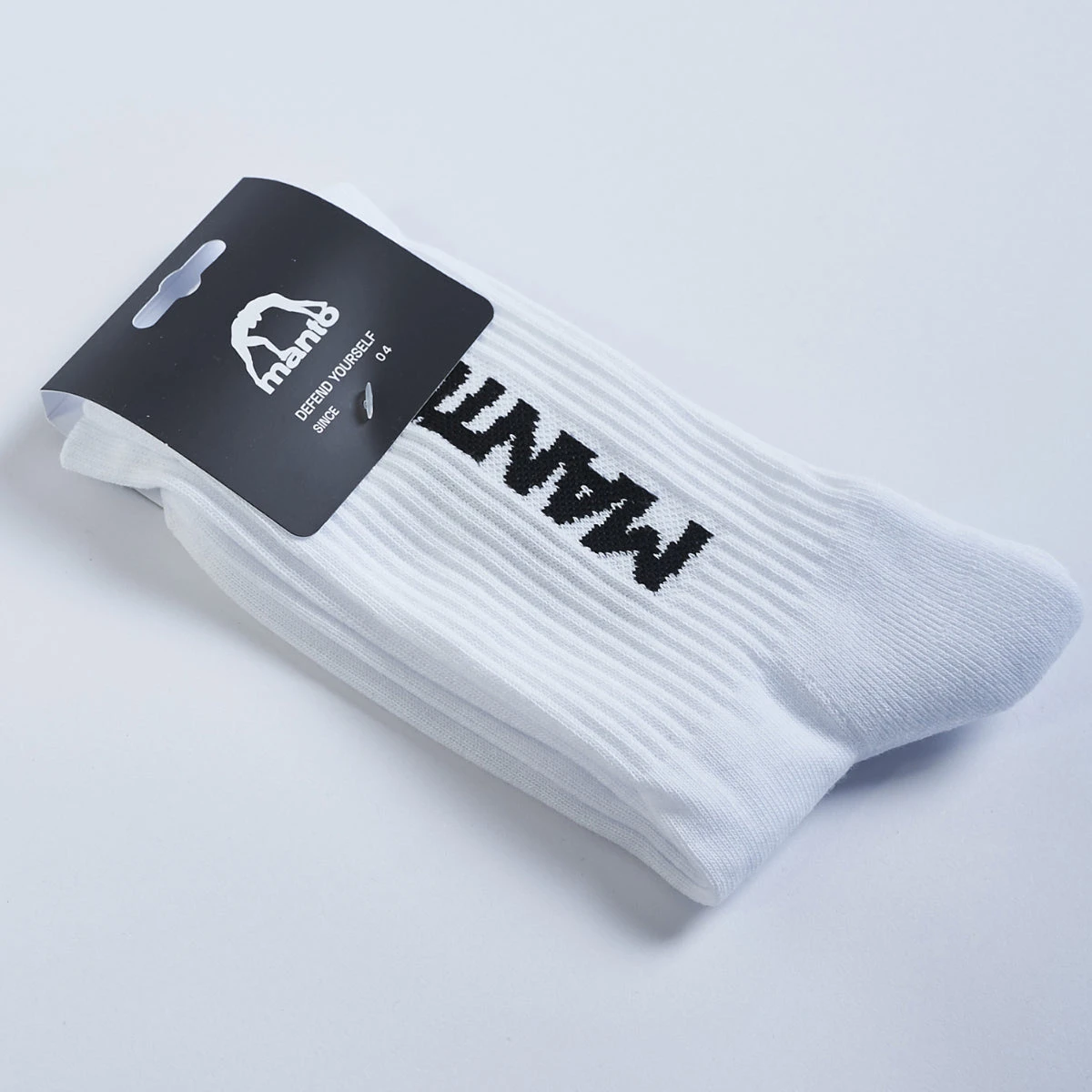 White Manto Logotype 23 Socks - Image 3