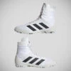White/Black/Grey Adidas Speedex 18 Boxing Boots 2022