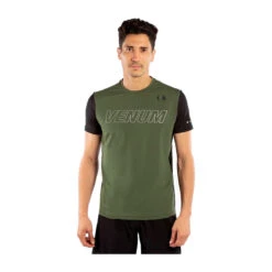 Khaki/Silver Venum Classic Evo Dry Tech T-Shirt