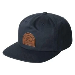 Navy RVCA Main Snapback Cap