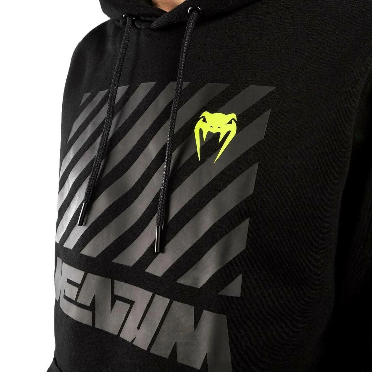 Black Venum Stripes Hoodie - Image 4