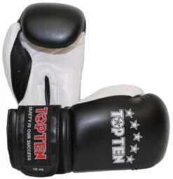 Black Top Ten Boxing Gloves NB II