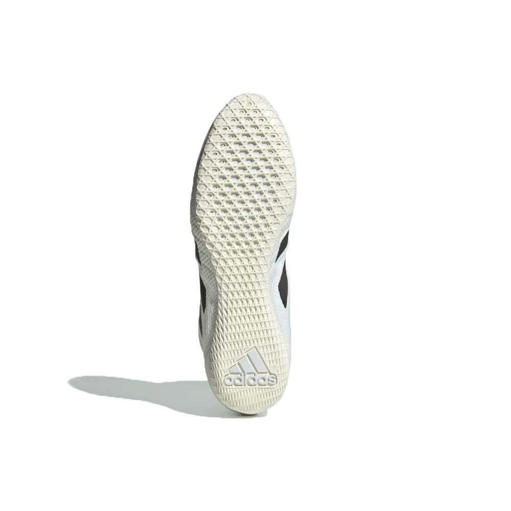 White-Black-Red Adidas Speedex 18 Boxing Boots - Image 3